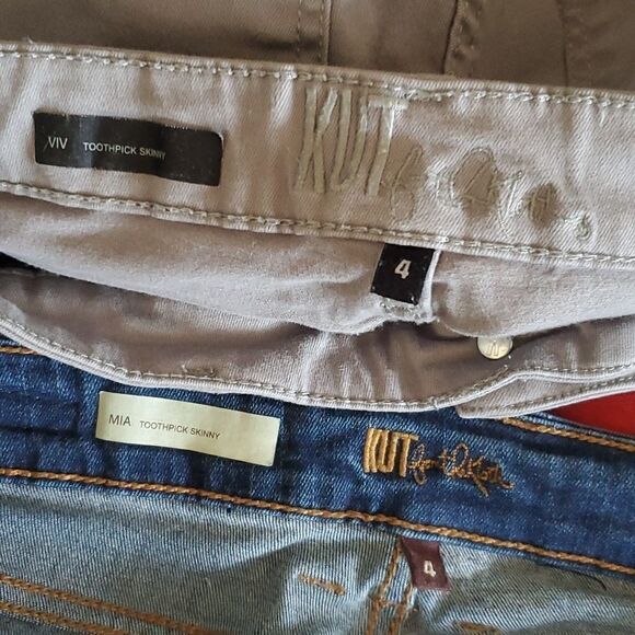 2 Pair Kut From the Kloth Jeans Size 4 - Picture 16 of 16